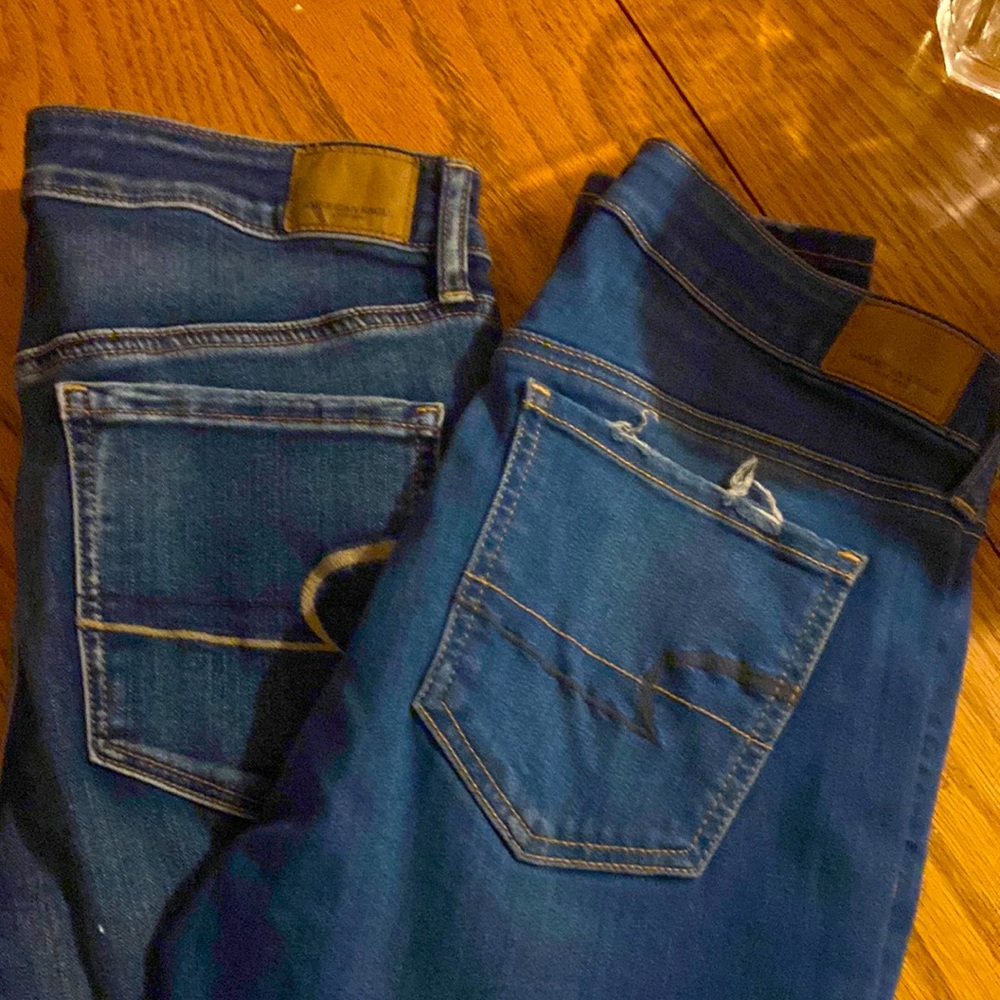 American eagle jeans super stretch size 8